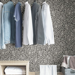 Sleepy Owls P&S Wallpaper in a room setting