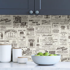 Published Peel and Stick Wallpaper in a room setting