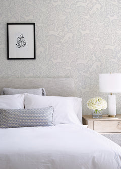 Merriment Peel and Stick Wallpaper in a room setting