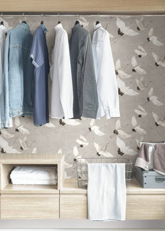 Halcyon P&S Wallpaper in a room setting