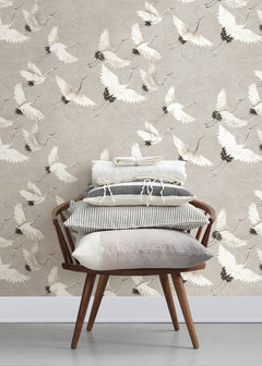 Halcyon P&S Wallpaper in a room setting