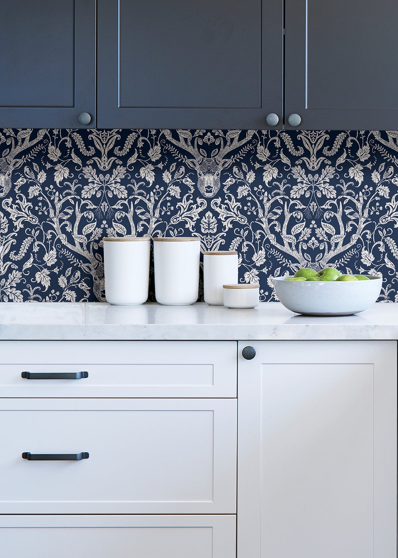 Escape to the Forest Peel and Stick Wallpaper in a room setting