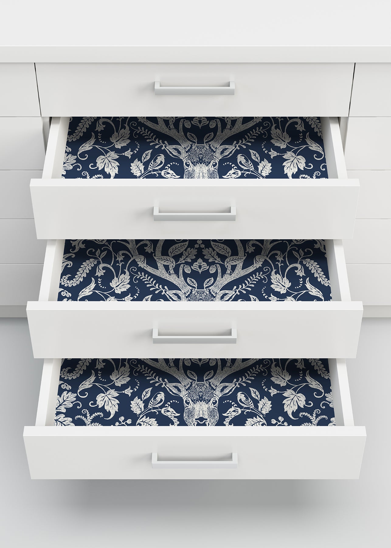 Escape to the Forest Peel and Stick Wallpaper in a room setting