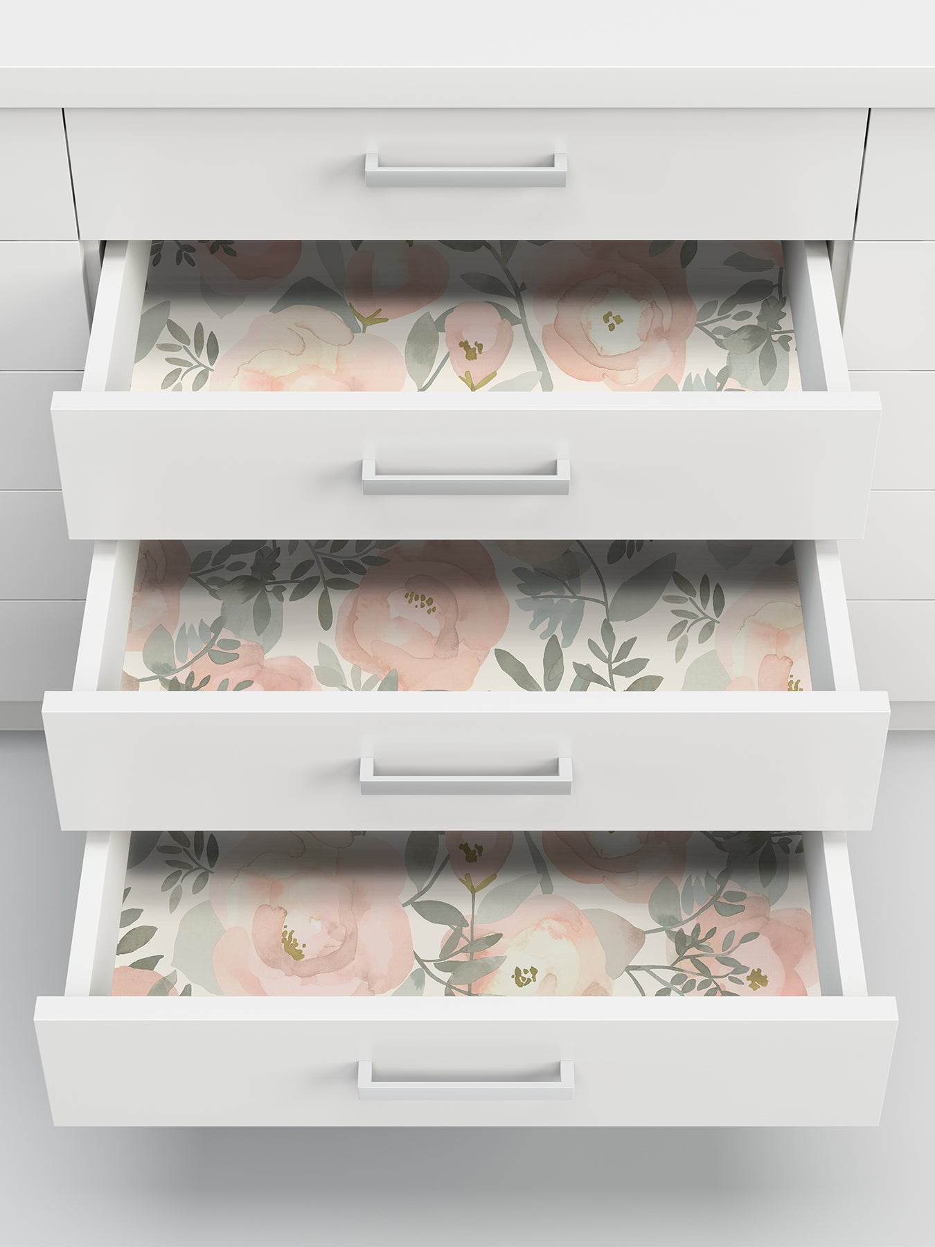 Peachy Keen P&S Wallpaper in a room setting