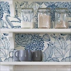Secret Garden P&S Wallpaper in a room setting