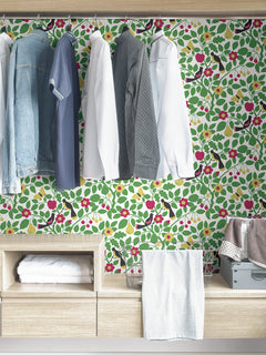 Paradisus Peel and Stick Wallpaper in a room setting