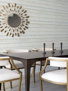 Dhurrie Peel and Stick Wallpaper in a room setting