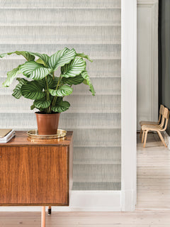 Dhurrie Peel and Stick Wallpaper in a room setting
