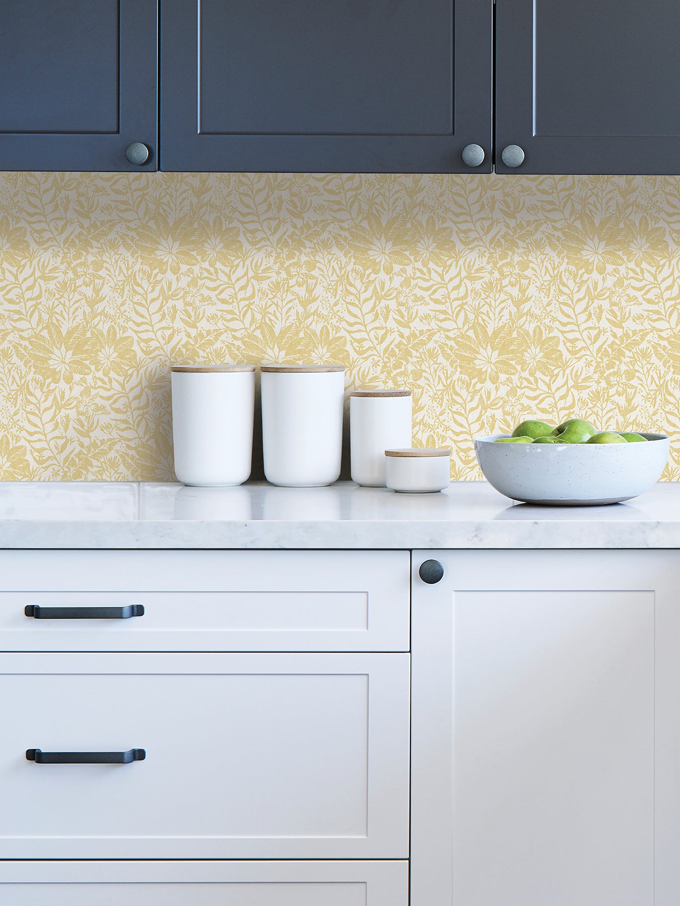 Foliole P&S Wallpaper in a room setting