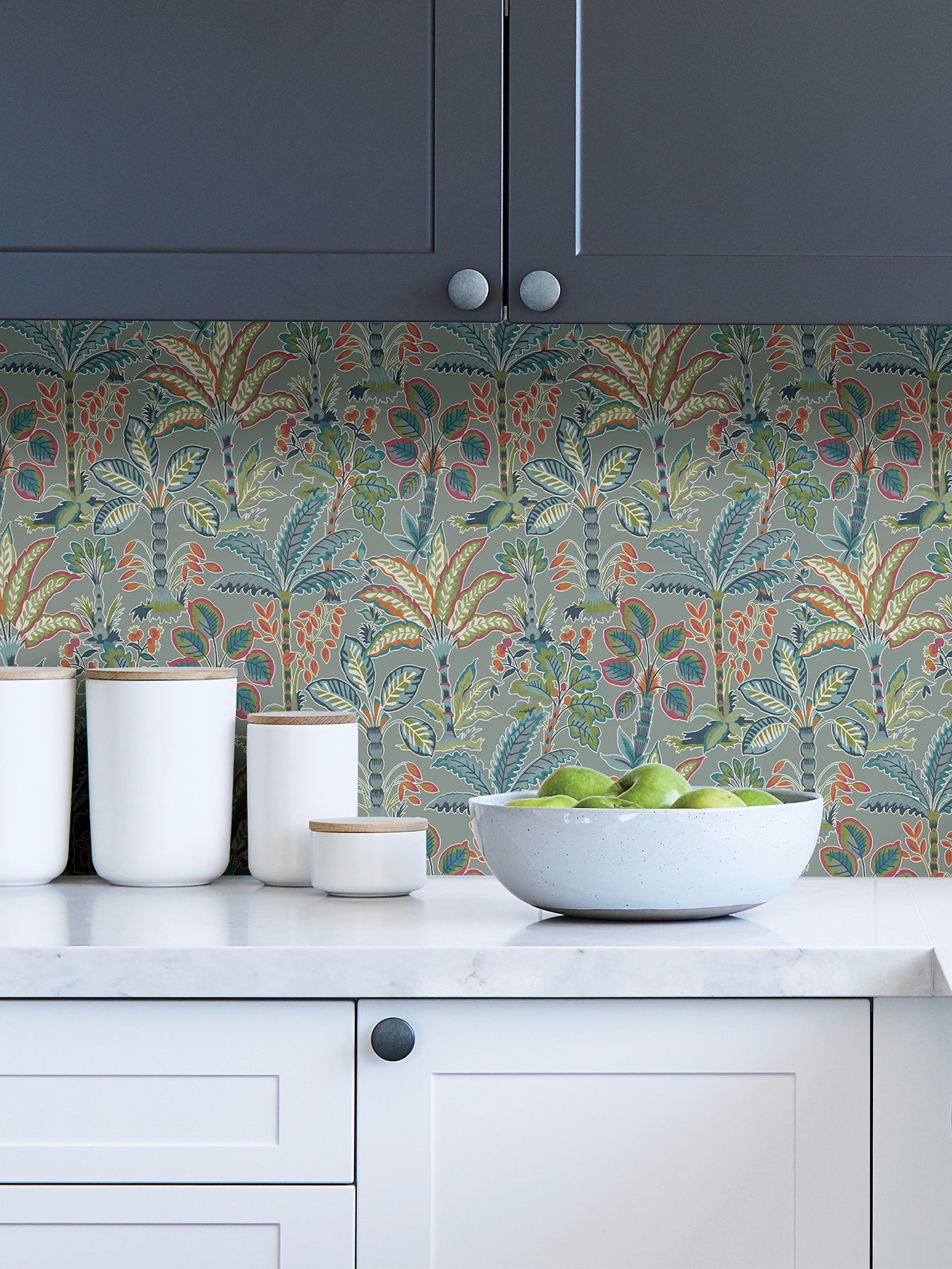 Kapok P&S Wallpaper in a room setting