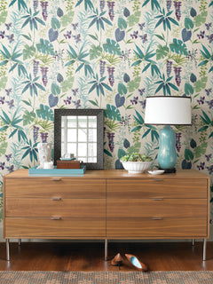 Maldives Peel and Stick Wallpaper in a room setting