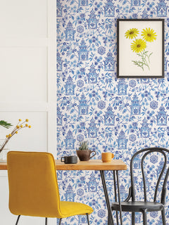 Danson Peel and Stick Wallpaper in a room setting