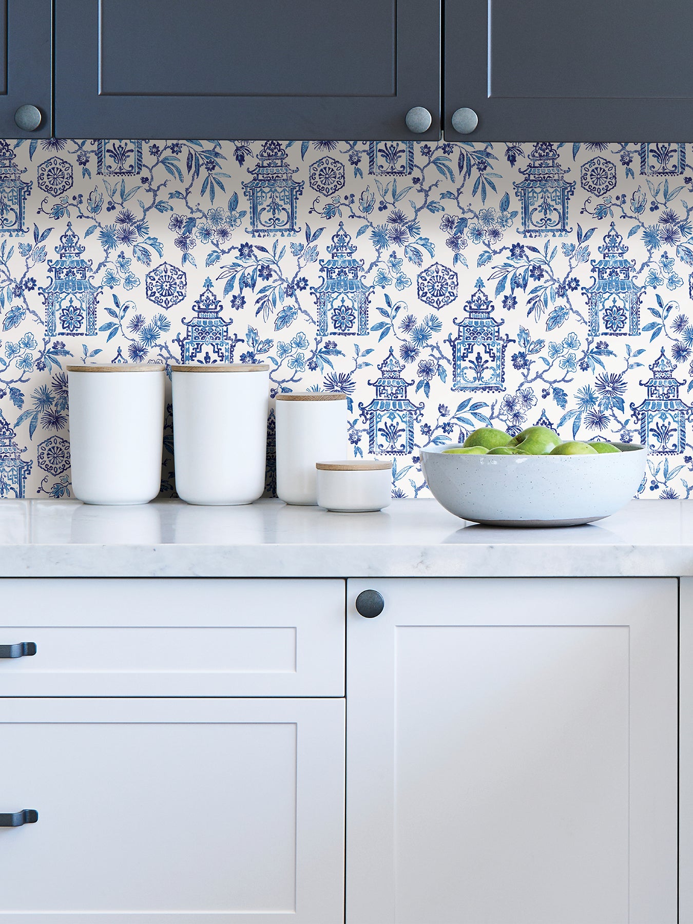 Danson Peel and Stick Wallpaper in a room setting