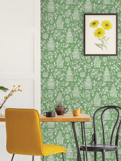 Danson Peel and Stick Wallpaper in a room setting