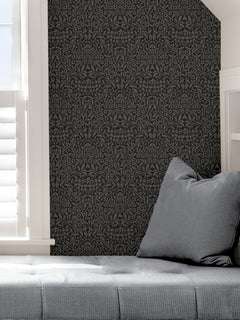 Darcy Peel and Stick Wallpaper in a room setting