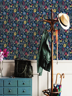 Jane P&S Wallpaper in a room setting