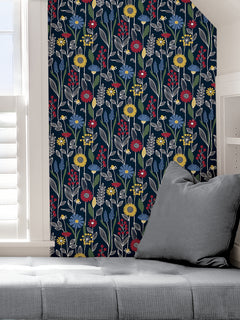 Jane P&S Wallpaper in a room setting