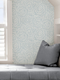 Saraya P&S Wallpaper in a room setting