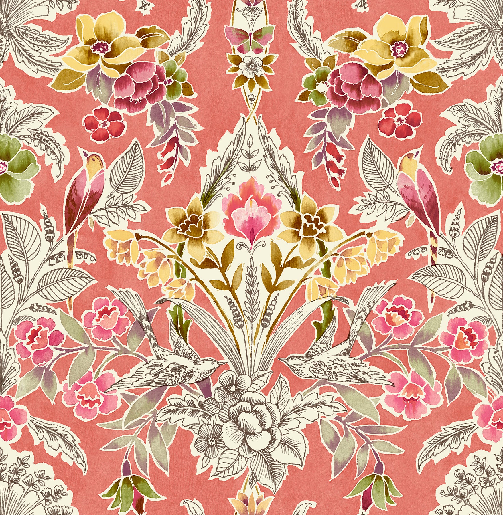 Summer Love Peel and Stick Wallpaper by WallPops