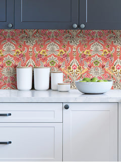 Summer Love Peel and Stick Wallpaper in a room setting