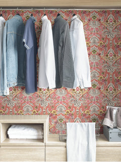 Summer Love Peel and Stick Wallpaper in a room setting