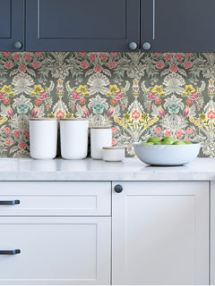 Summer Love P&S Wallpaper in a room setting