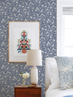 Fernanda Peel and Stick Wallpaper in a room setting