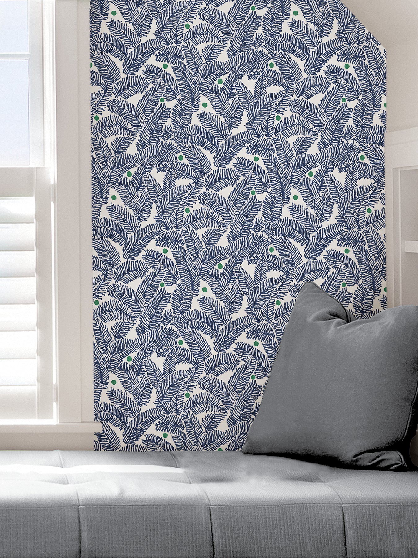 Fernanda Peel and Stick Wallpaper in a room setting