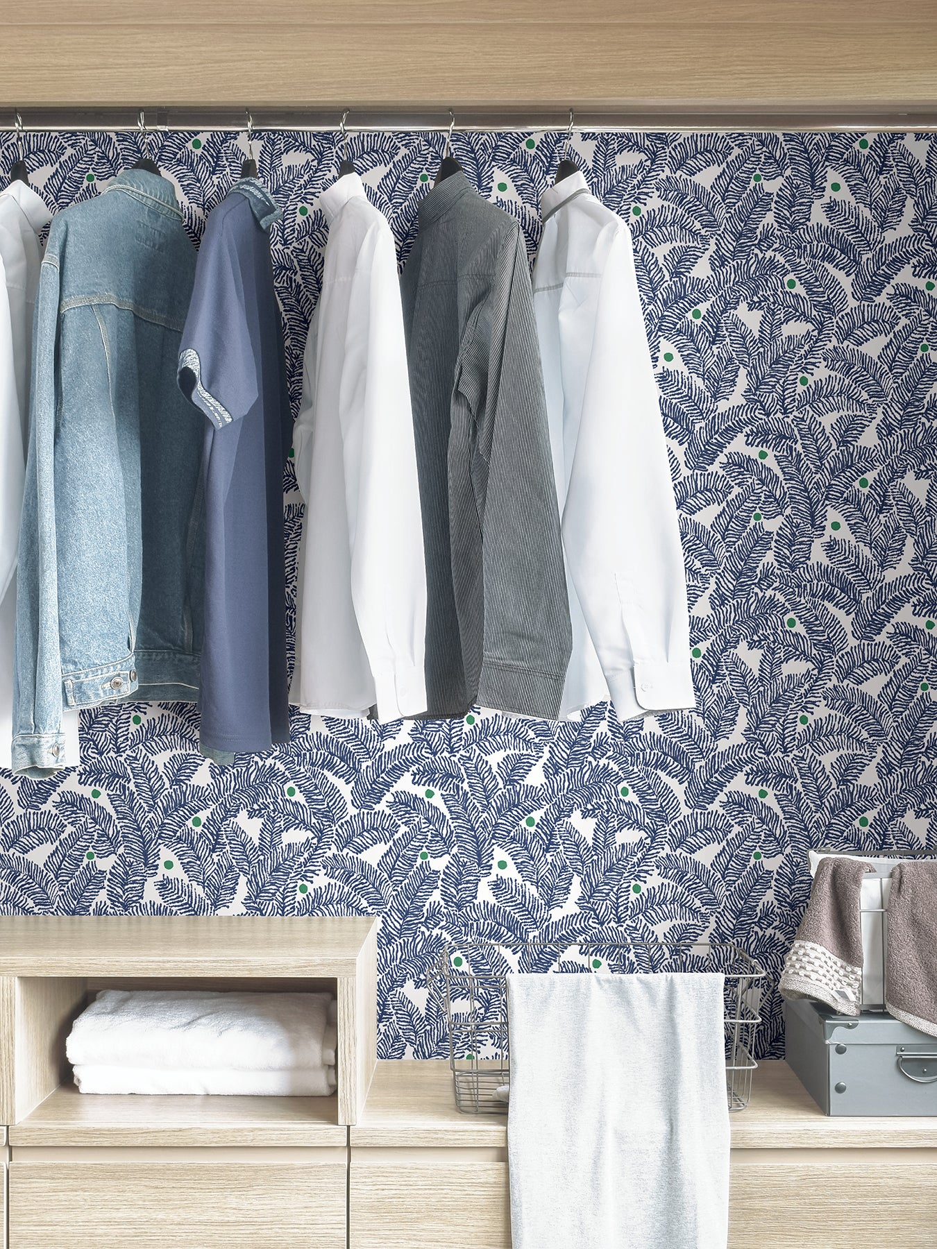 Fernanda Peel and Stick Wallpaper in a room setting
