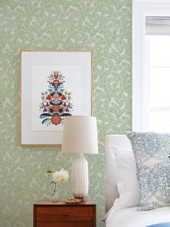 Fernanda Peel and Stick Wallpaper in a room setting