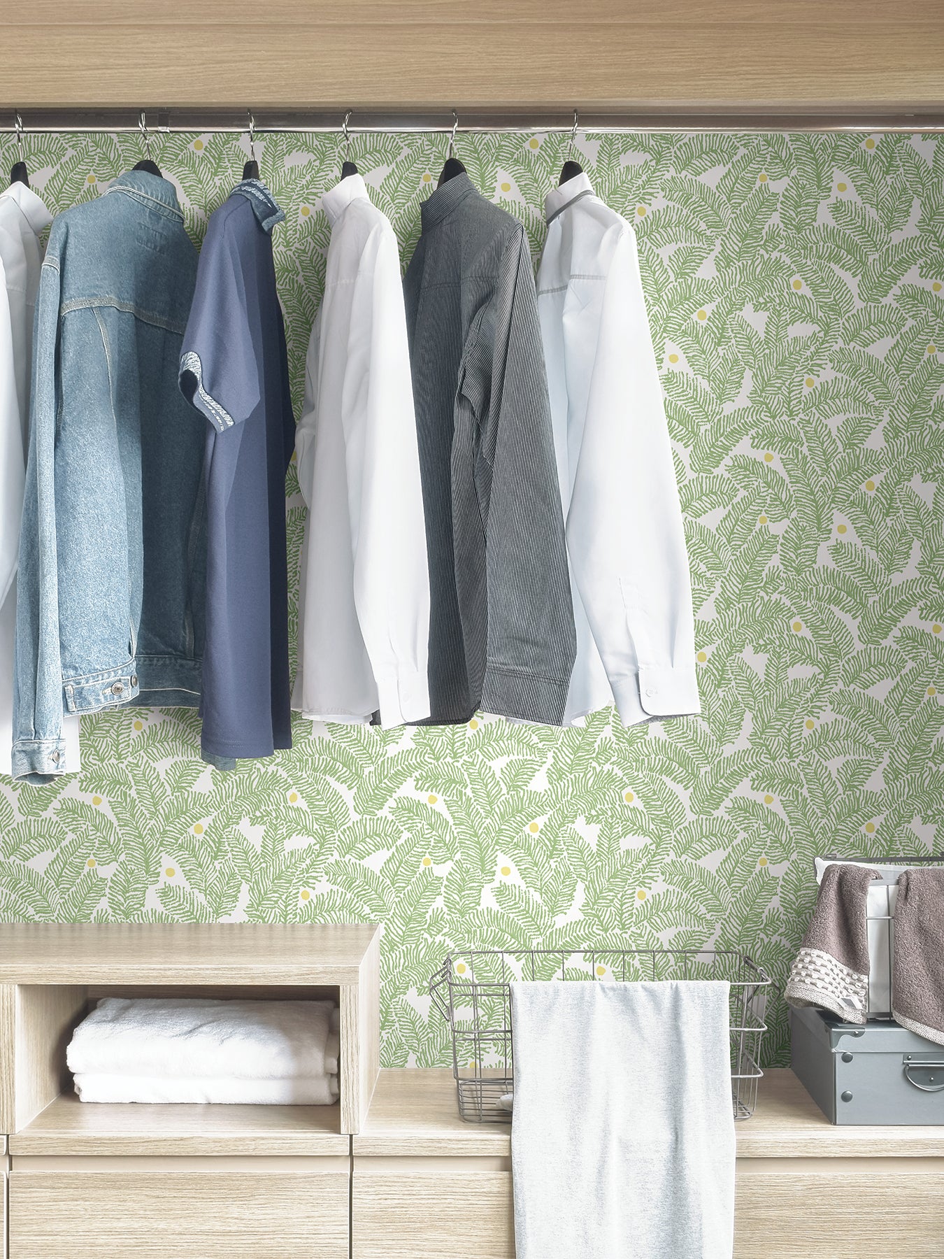 Fernanda Peel and Stick Wallpaper in a room setting