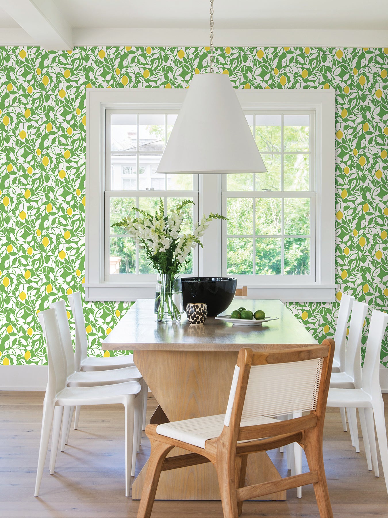 Meyer Peel and Stick Wallpaper in a room setting