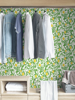 Meyer Peel and Stick Wallpaper in a room setting