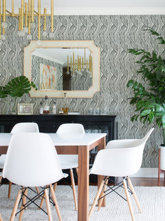 Meraki Peel and Stick Wallpaper in a room setting