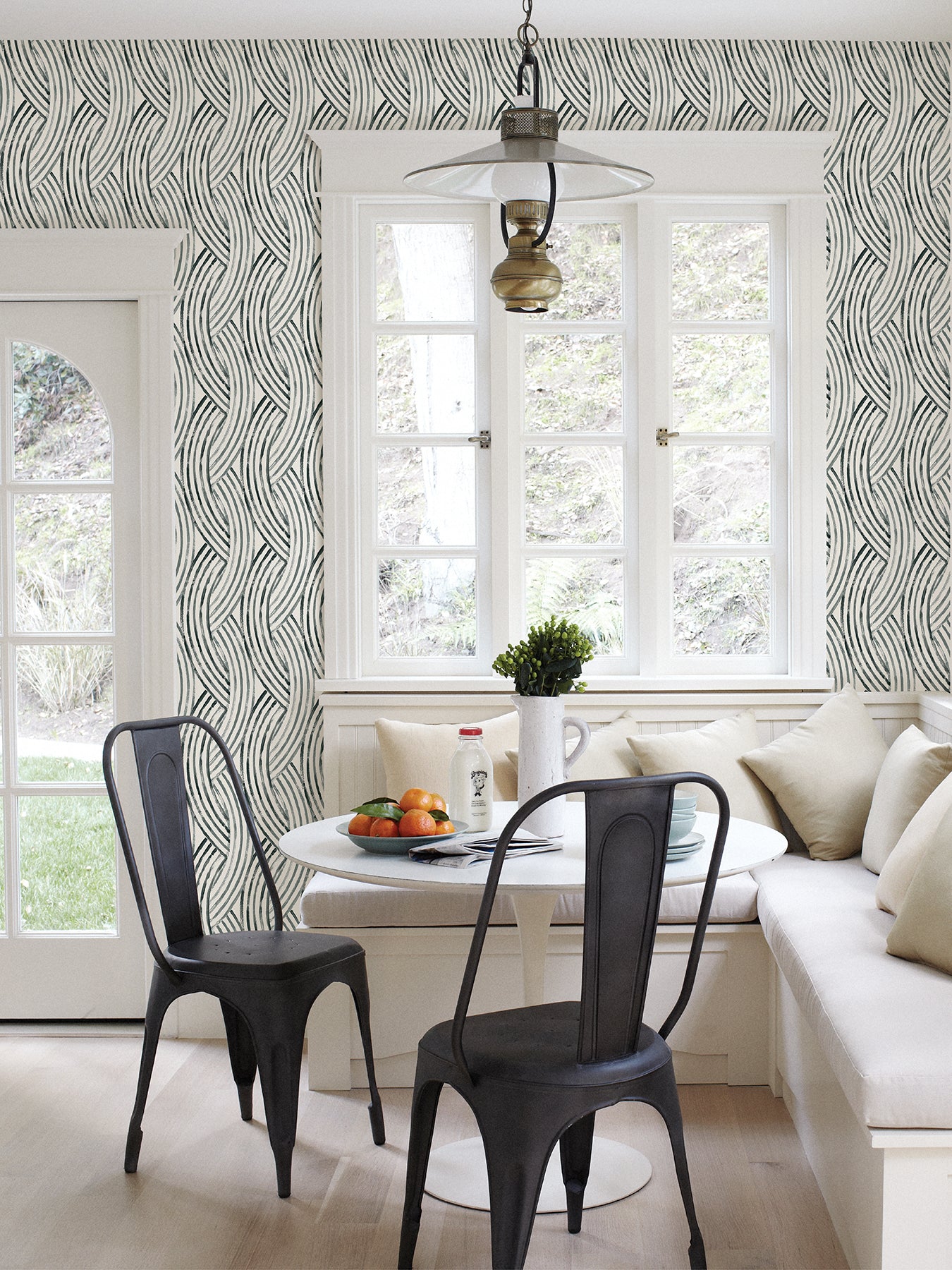 Meraki Peel and Stick Wallpaper in a room setting