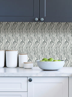 Meraki Peel and Stick Wallpaper in a room setting
