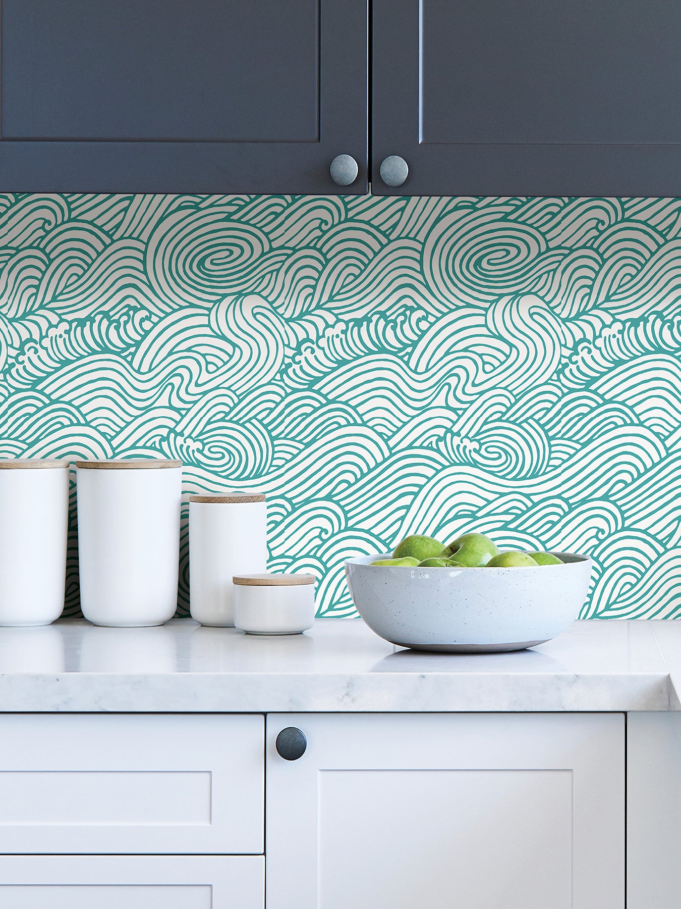 Saybrook Peel and Stick Wallpaper in a room setting