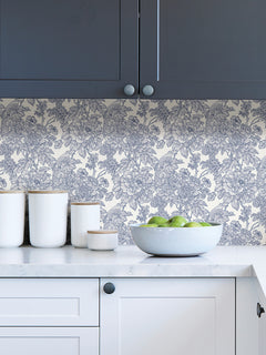 Sudbury Peel and Stick Wallpaper in a room setting