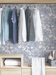 Sudbury Peel and Stick Wallpaper in a room setting