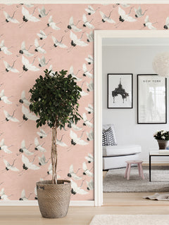 Halcyon P&S Wallpaper in a room setting
