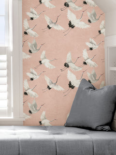 Halcyon P&S Wallpaper in a room setting