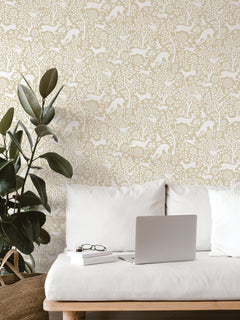 Merriment Peel and Stick Wallpaper in a room setting