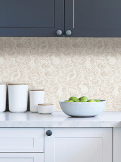 Terrene P&S Wallpaper in a room setting
