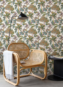 Panama P&S Wallpaper in a room setting