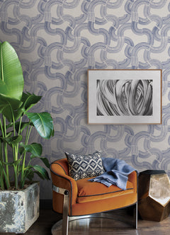 Hokime Peel and Stick Wallpaper in a room setting
