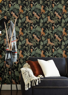 Jhalana Peel and Stick Wallpaper in a room setting