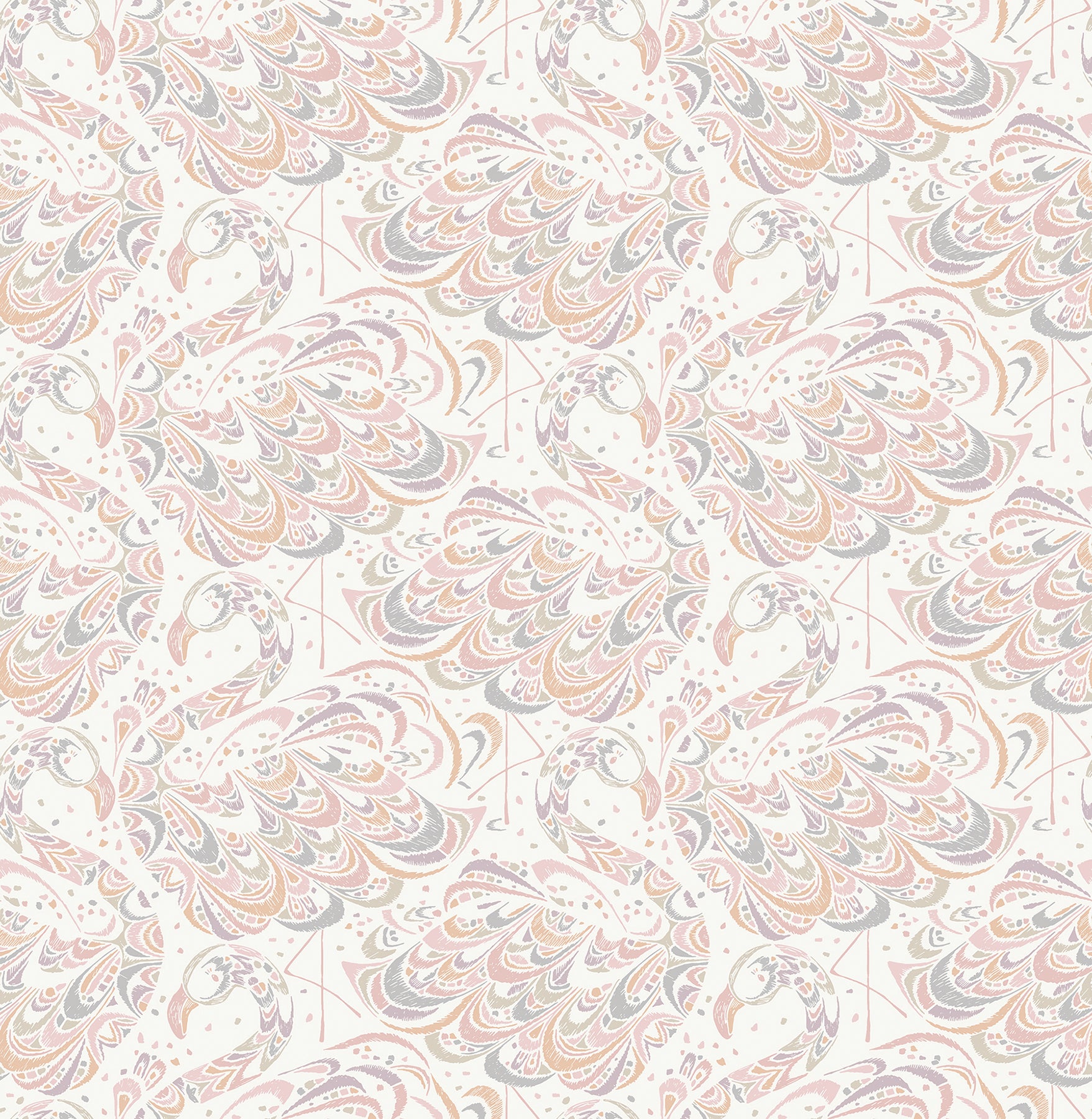 Flamingo Peel and Stick Wallpaper by WallPops