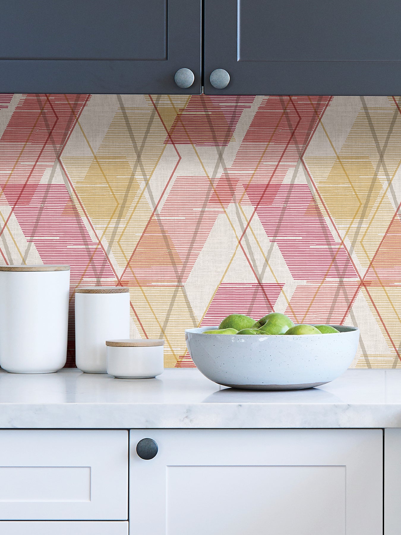 Wallis Peel and Stick Wallpaper in a room setting