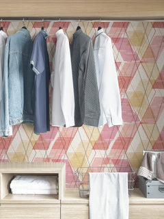 Wallis Peel and Stick Wallpaper in a room setting
