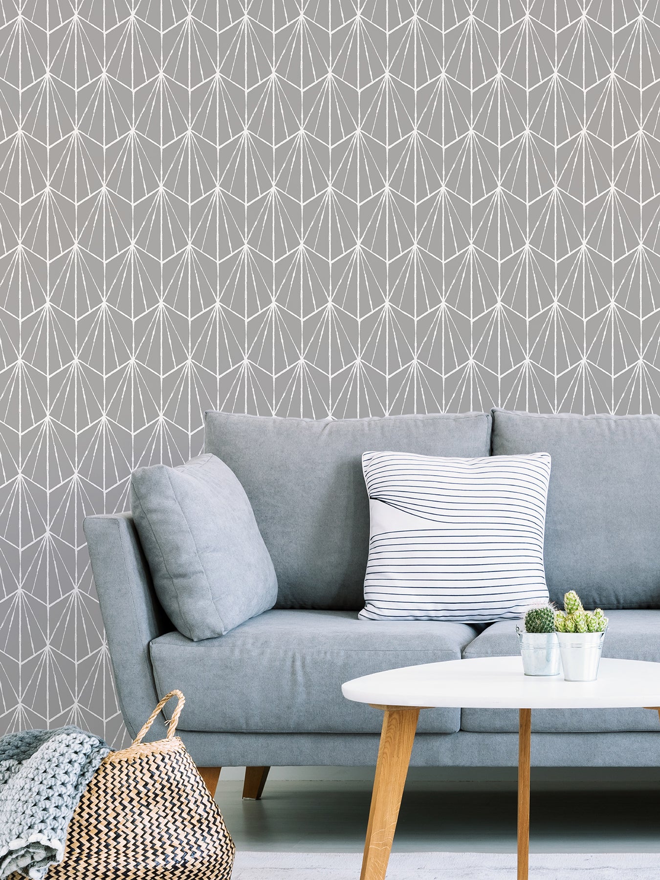 Dorset Peel and Stick Wallpaper in a room setting